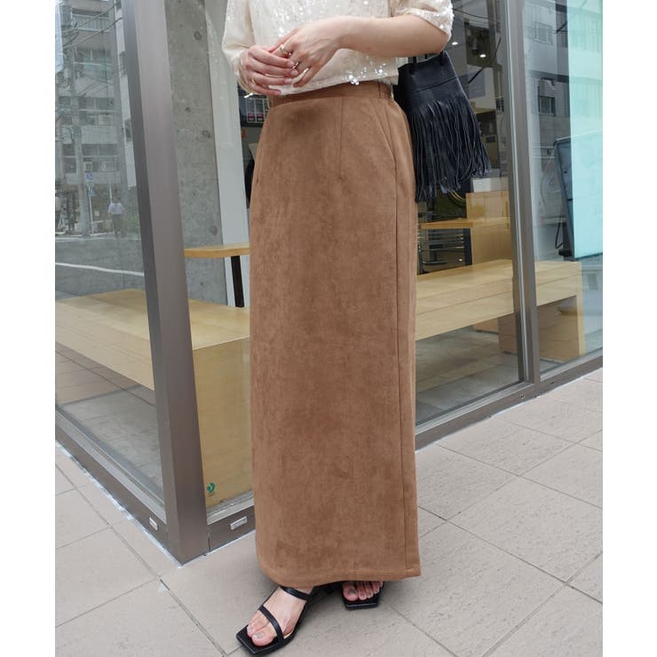 フェイクスエードナロースカート | CORNERS  | 詳細画像10 