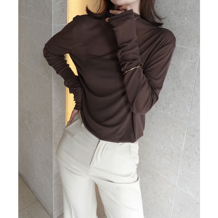 パワーメッシュボトルネックロンT | CORNERS  | 詳細画像2