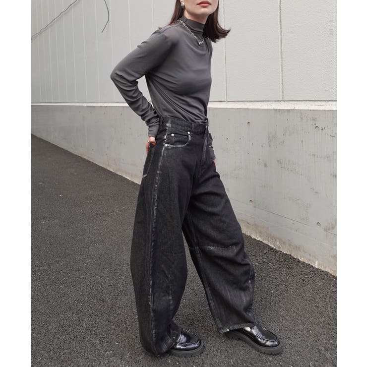 パワーメッシュボトルネックロンT | CORNERS  | 詳細画像23