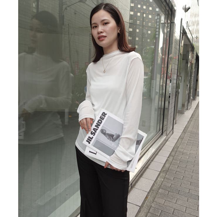 パワーメッシュボトルネックロンT | CORNERS  | 詳細画像27