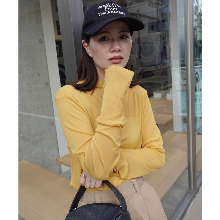 パワーメッシュボトルネックロンT | CORNERS  | 詳細画像13