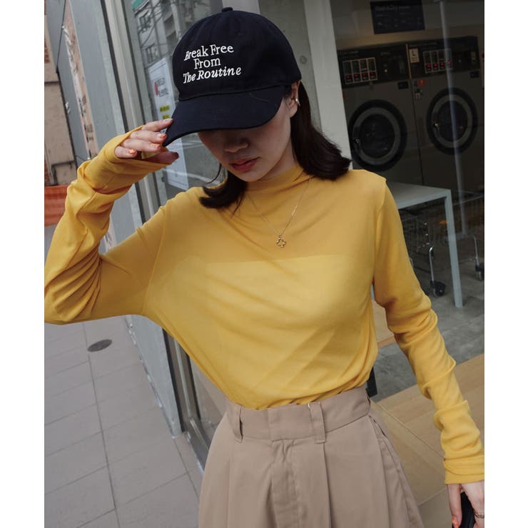 パワーメッシュボトルネックロンT | CORNERS  | 詳細画像12