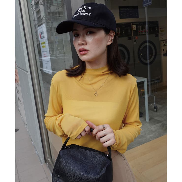 パワーメッシュボトルネックロンT | CORNERS  | 詳細画像14