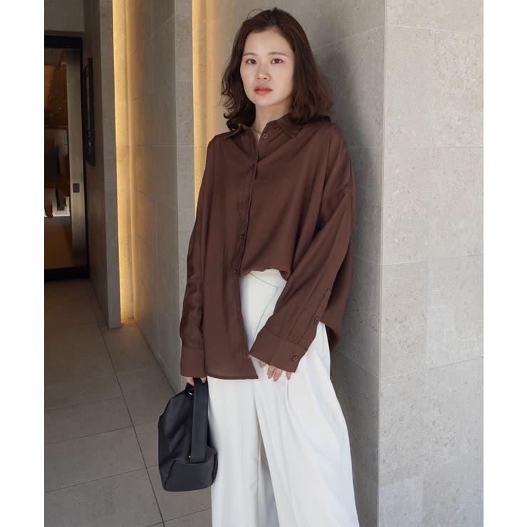 ポプリン2wayカシュクールシャツ | CORNERS  | 詳細画像10 