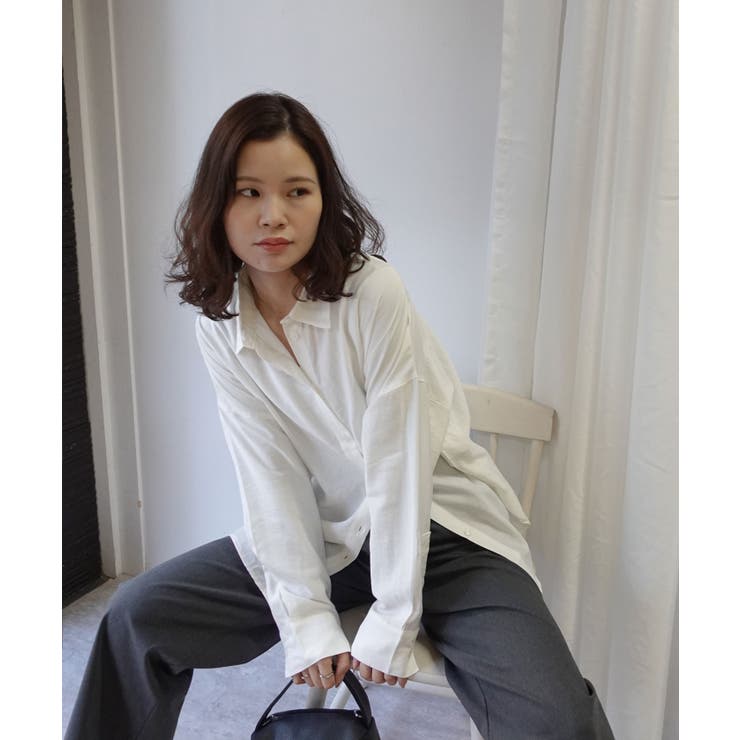 ポプリン2wayカシュクールシャツ | CORNERS  | 詳細画像1 