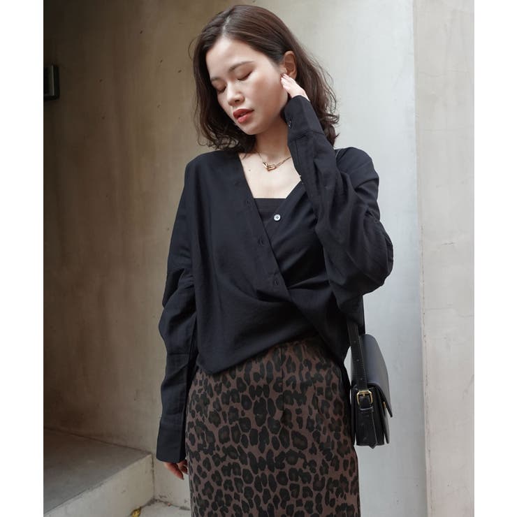 ポプリン2wayカシュクールシャツ | CORNERS  | 詳細画像14 