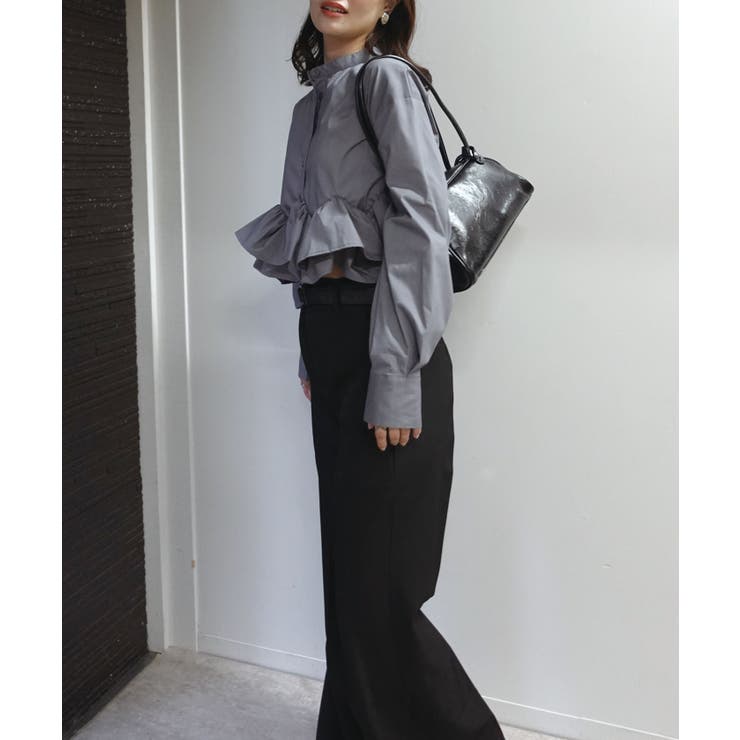 ブロードフリルヘムブラウス | CORNERS  | 詳細画像5 