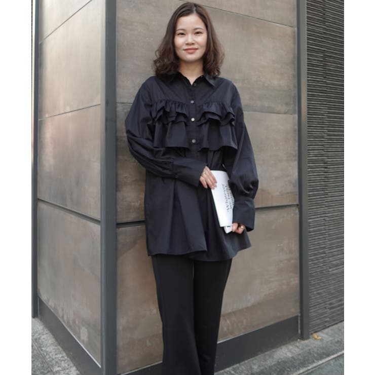 ブロードフリルチュニックブラウス | CORNERS  | 詳細画像4 