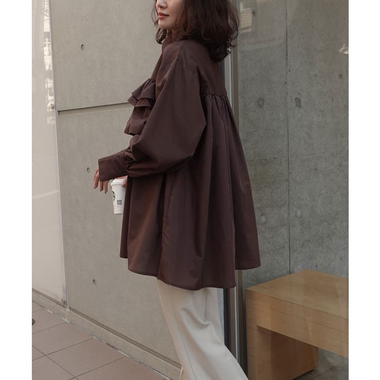 ブロードフリルチュニックブラウス | CORNERS  | 詳細画像6 