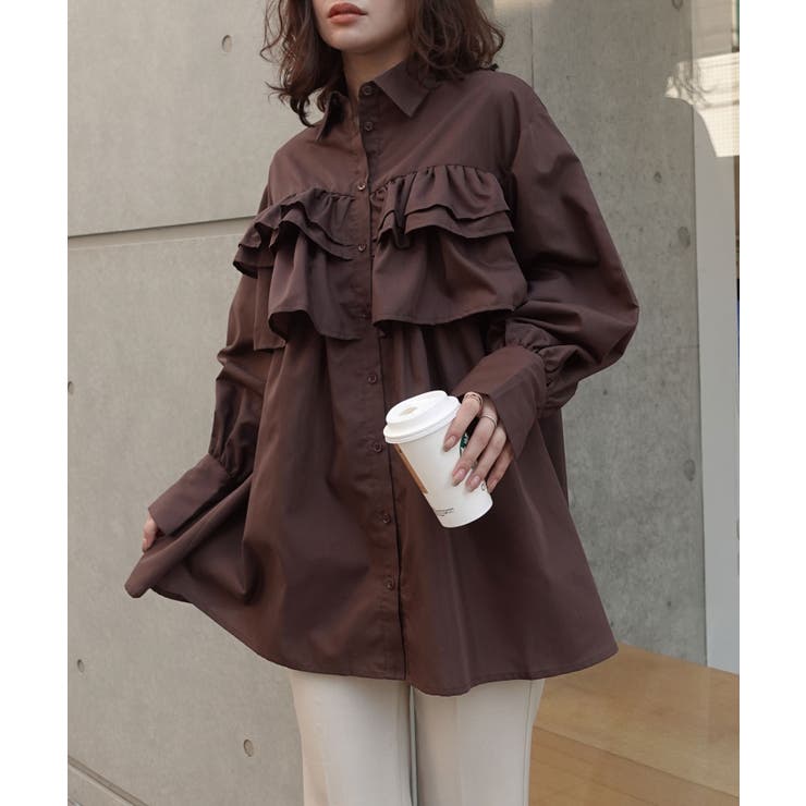 ブロードフリルチュニックブラウス | CORNERS  | 詳細画像7 