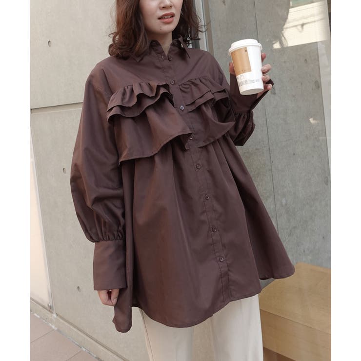 ブロードフリルチュニックブラウス | CORNERS  | 詳細画像9 