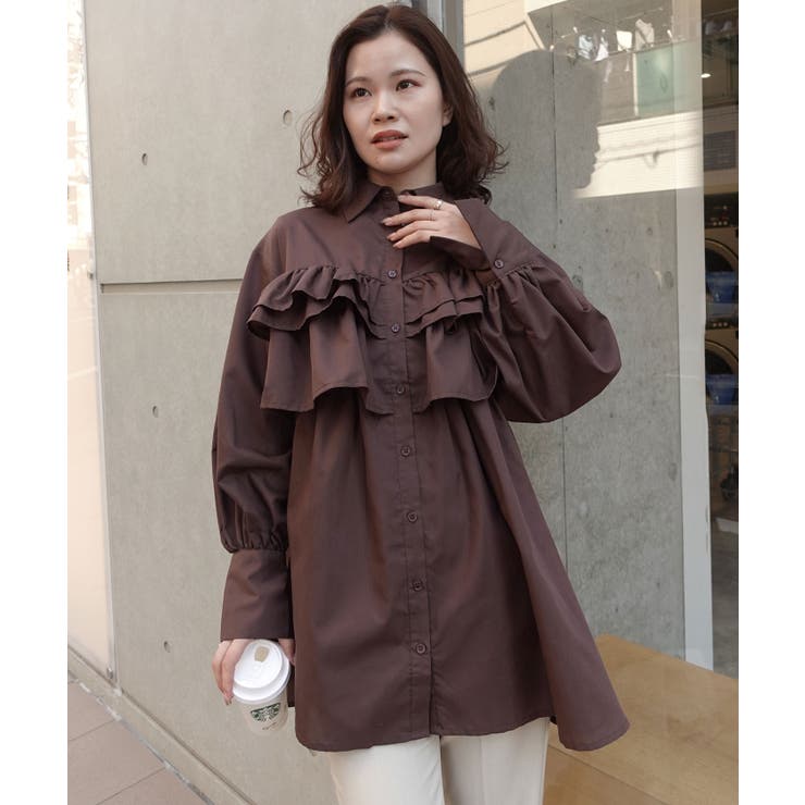 ブロードフリルチュニックブラウス | CORNERS  | 詳細画像11 