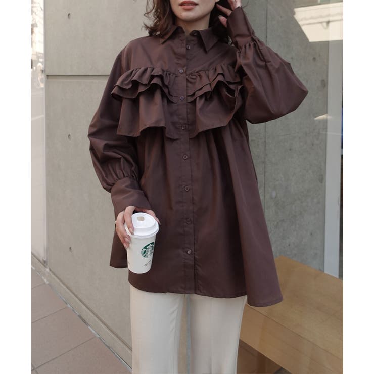 ブロードフリルチュニックブラウス | CORNERS  | 詳細画像2 