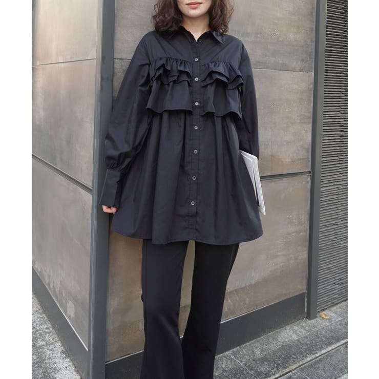 ブロードフリルチュニックブラウス | CORNERS  | 詳細画像3 