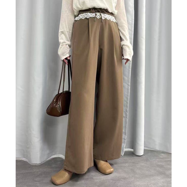 ツイルウエストレースパンツ | CORNERS  | 詳細画像4 