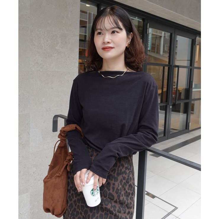 マットベロアボートネックトップス | CORNERS  | 詳細画像13 