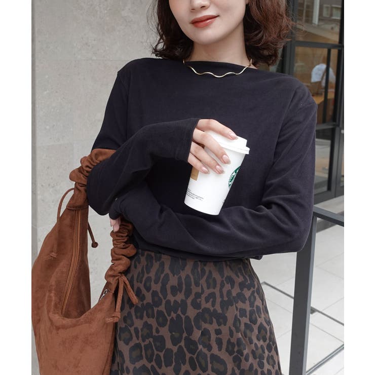 マットベロアボートネックトップス | CORNERS  | 詳細画像14 