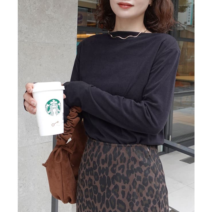 マットベロアボートネックトップス | CORNERS  | 詳細画像15 