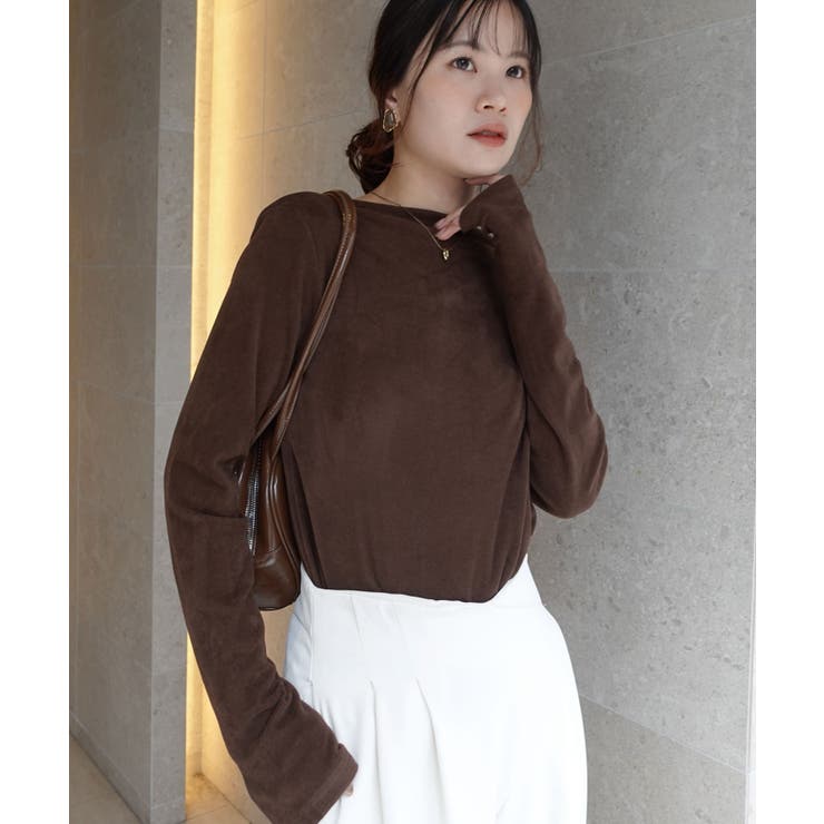 マットベロアボートネックトップス | CORNERS  | 詳細画像16 