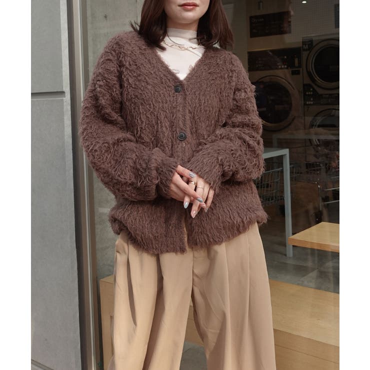 モンスターシャギーニットカーディガン | CORNERS  | 詳細画像17 