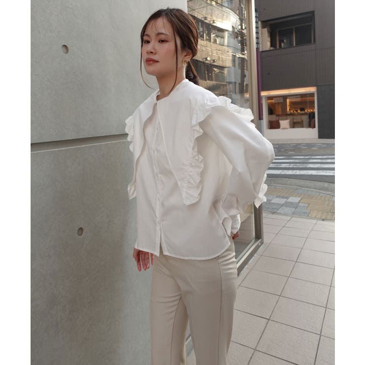 2wayビッグフリルカラーブラウス | CORNERS  | 詳細画像8 