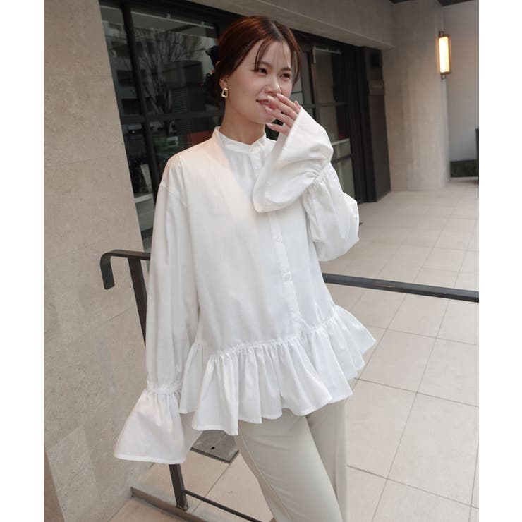 裾フリルブラウス | CORNERS  | 詳細画像3 