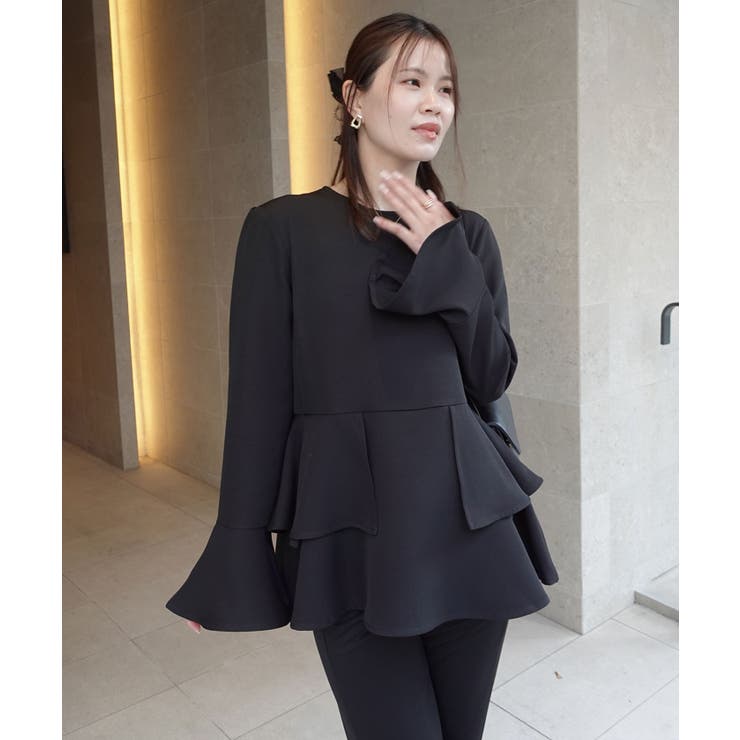 オケージョンペプラムブラウス | CORNERS  | 詳細画像5 