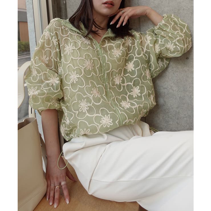 シアーフラワーブルゾン | CORNERS  | 詳細画像4 