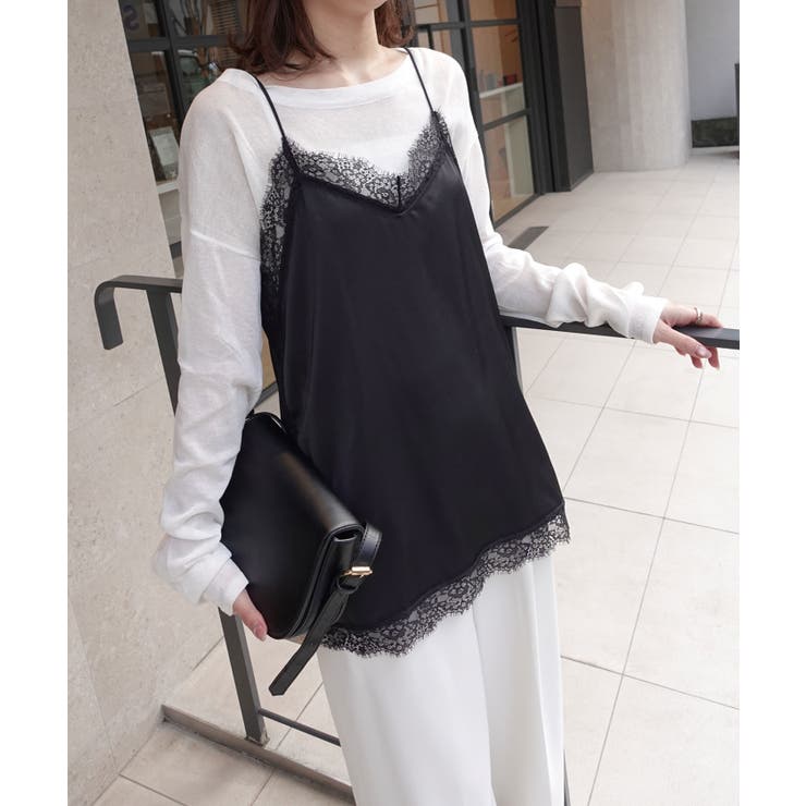 マットサテンレースキャミソール | CORNERS  | 詳細画像9 