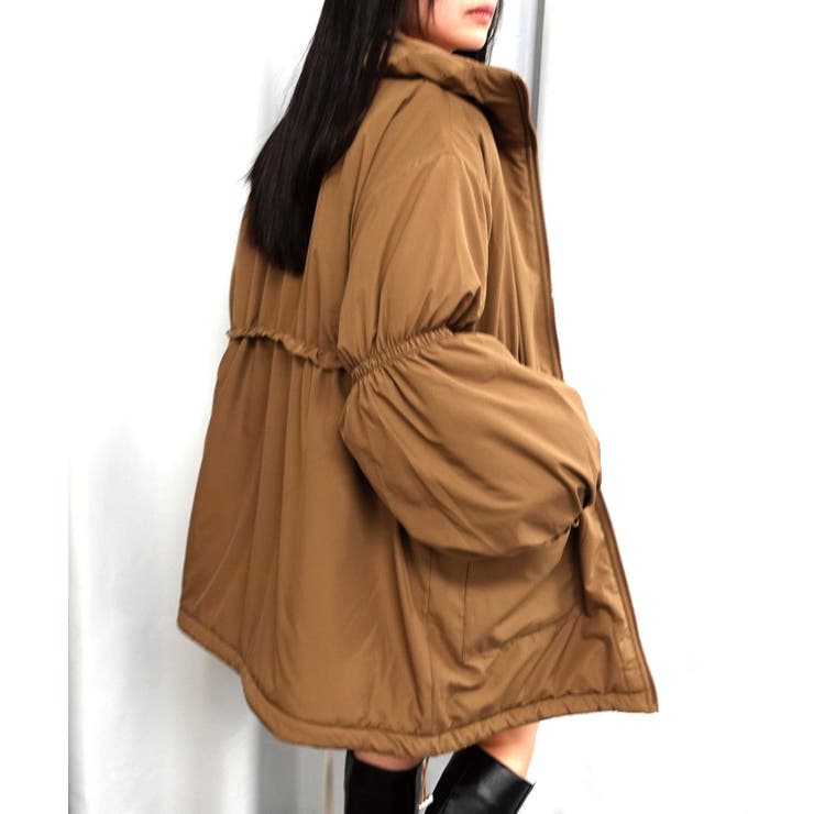 ドロストスリーブスタンドカラーミドル丈中綿ブルゾン | CORNERS  | 詳細画像8 