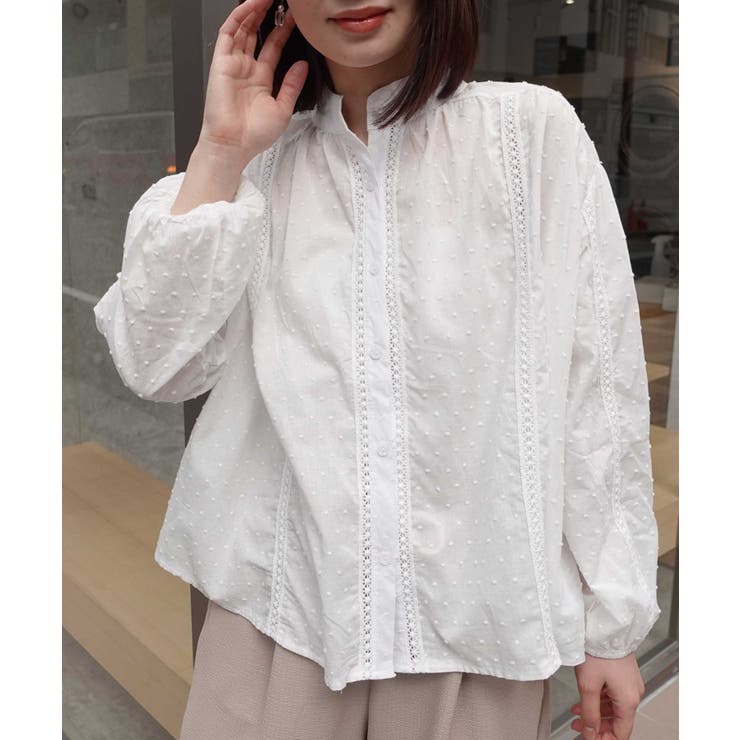 スノーカットドビーブラウス | CORNERS  | 詳細画像6 