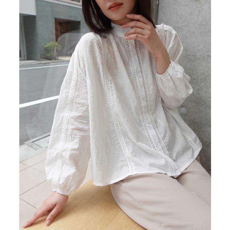 スノーカットドビーブラウス | CORNERS  | 詳細画像1 