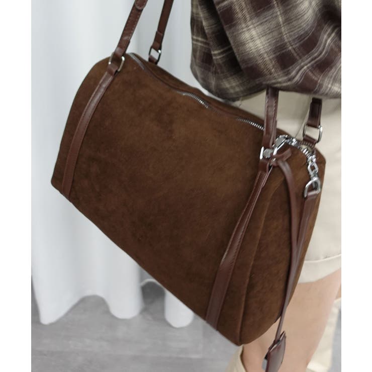 フェイクスエードボストンバッグ | CORNERS  | 詳細画像3 