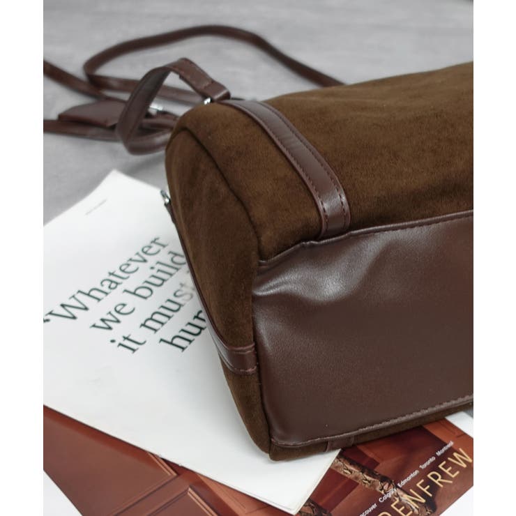 フェイクスエードボストンバッグ | CORNERS  | 詳細画像4 