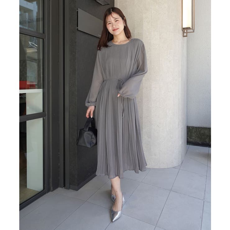 【オケージョン・フォーマル対応】プリーツワンピース | CORNERS  | 詳細画像3 