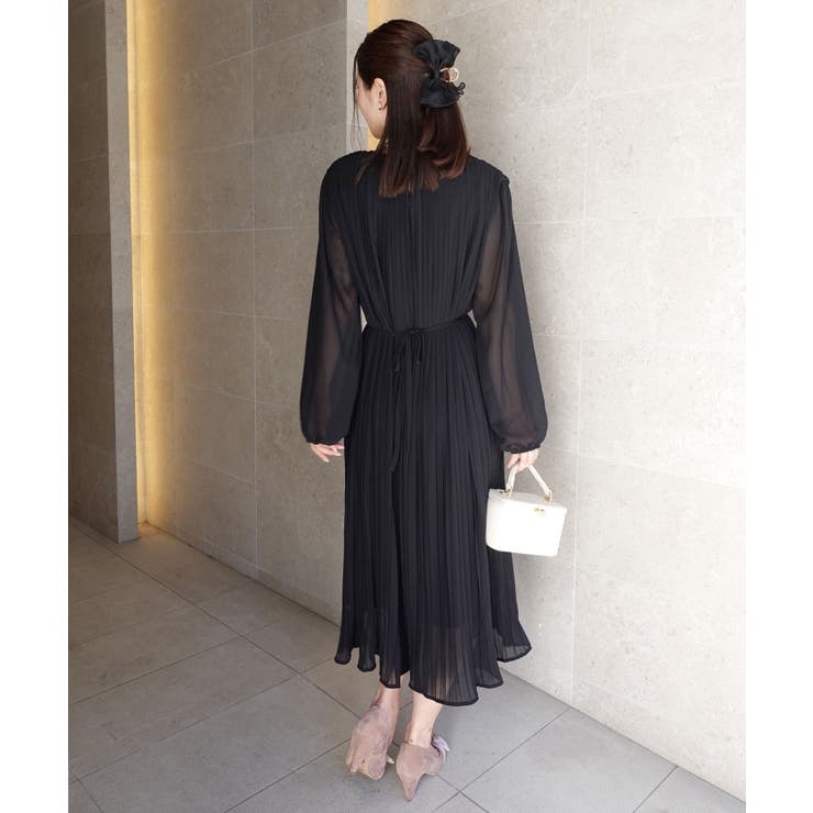 【オケージョン・フォーマル対応】プリーツワンピース | CORNERS  | 詳細画像9 