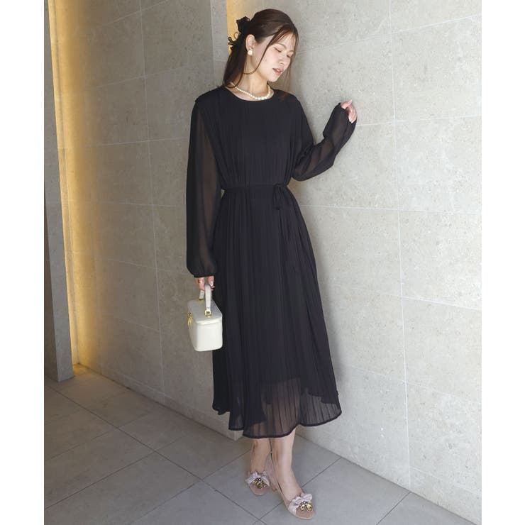 【オケージョン・フォーマル対応】プリーツワンピース | CORNERS  | 詳細画像10 