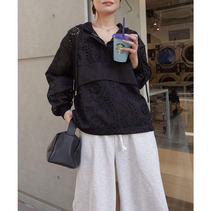 レースアノラックパーカー | CORNERS  | 詳細画像11 