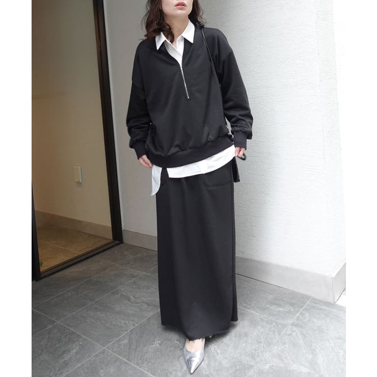 スウェットタイトロングスカート【セットアップ可能】 | CORNERS  | 詳細画像16 