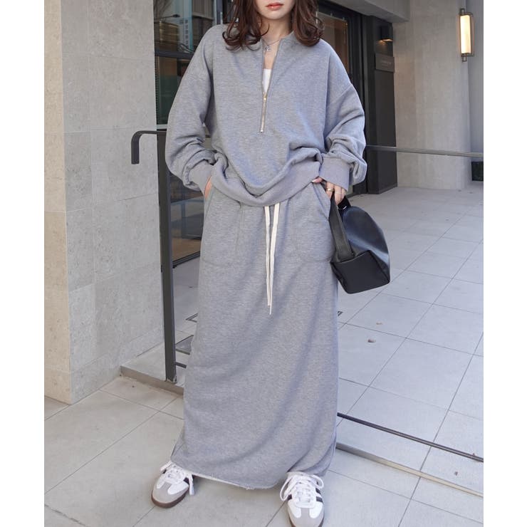 スウェットタイトロングスカート【セットアップ可能】 | CORNERS  | 詳細画像12 