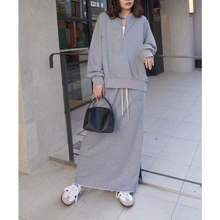 スウェットタイトロングスカート【セットアップ可能】 | CORNERS  | 詳細画像9 