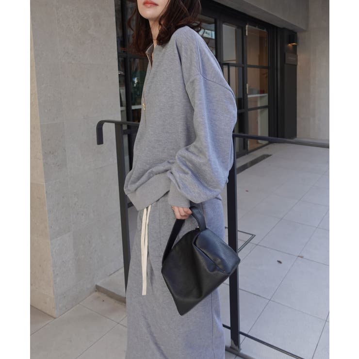 ハーフジップスウェット【セットアップ可能】 | CORNERS  | 詳細画像24 