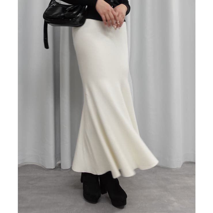 ニットマーメイドスカート【ベルトセット】 | CORNERS  | 詳細画像2 