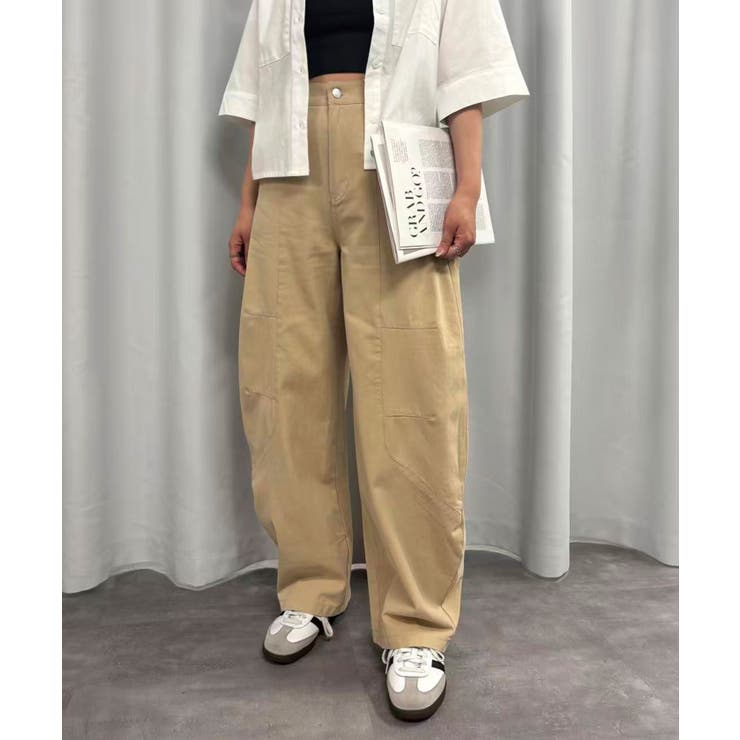 ツイルバレルレッグパンツ | CORNERS  | 詳細画像1 