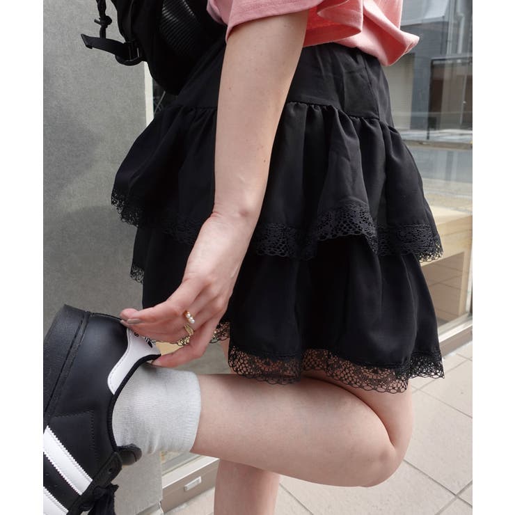 レースティアードミニスカート | CORNERS  | 詳細画像2 