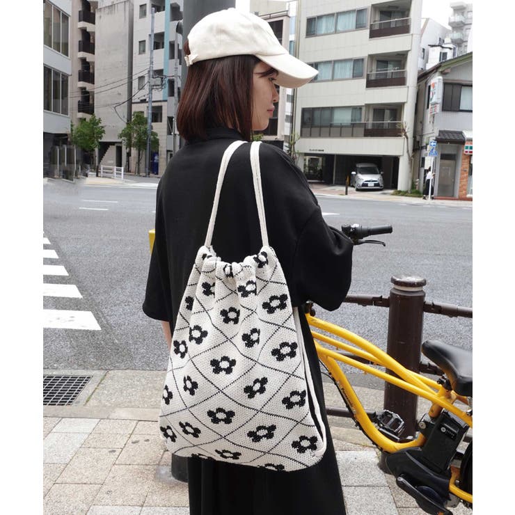 花柄ナップサック[品番：TRIW0004076]｜CORNERS （コーナーズ）の