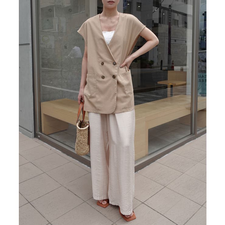 リネンライクイージーパンツ | CORNERS  | 詳細画像21 