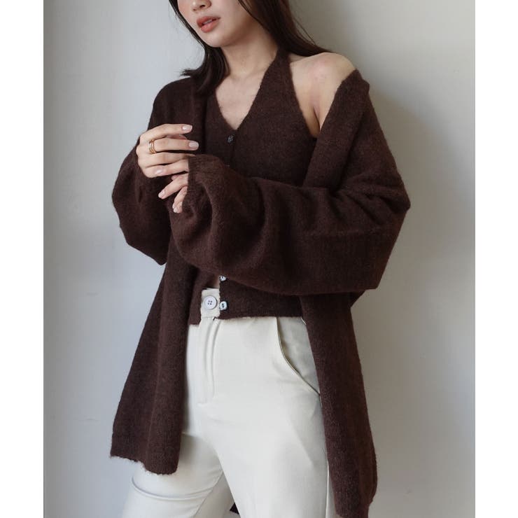 ホルターネックニットカーディガンセット | CORNERS  | 詳細画像11 