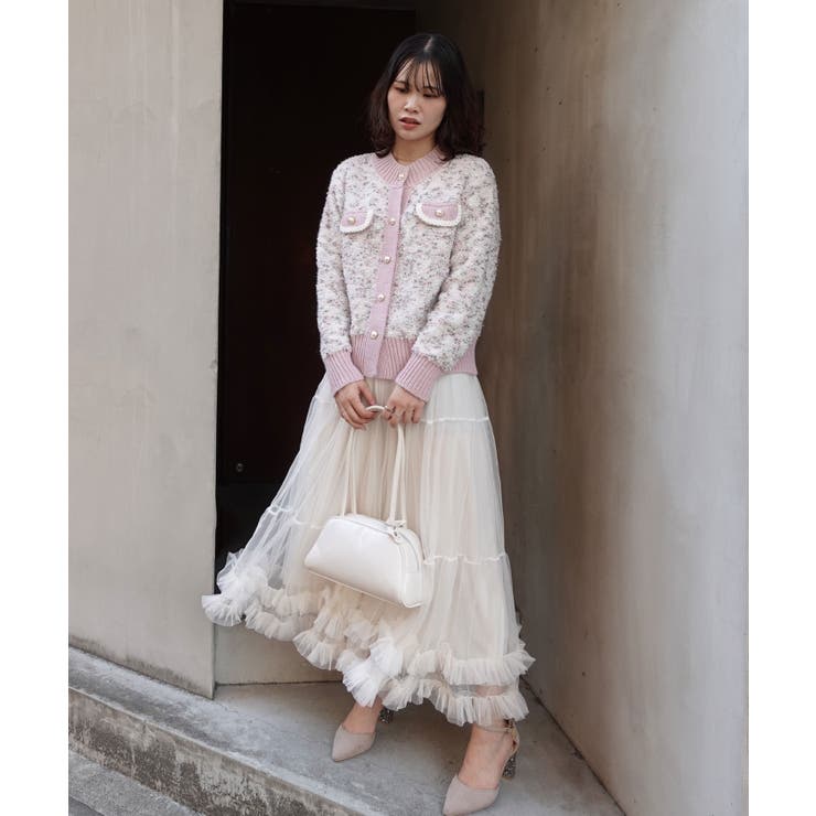 ツィードジャケット×チュールスカートセット | CORNERS  | 詳細画像13 