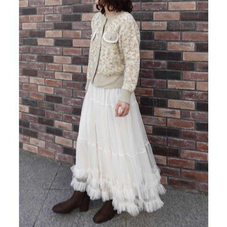 ツィードジャケット×チュールスカートセット | CORNERS  | 詳細画像19 